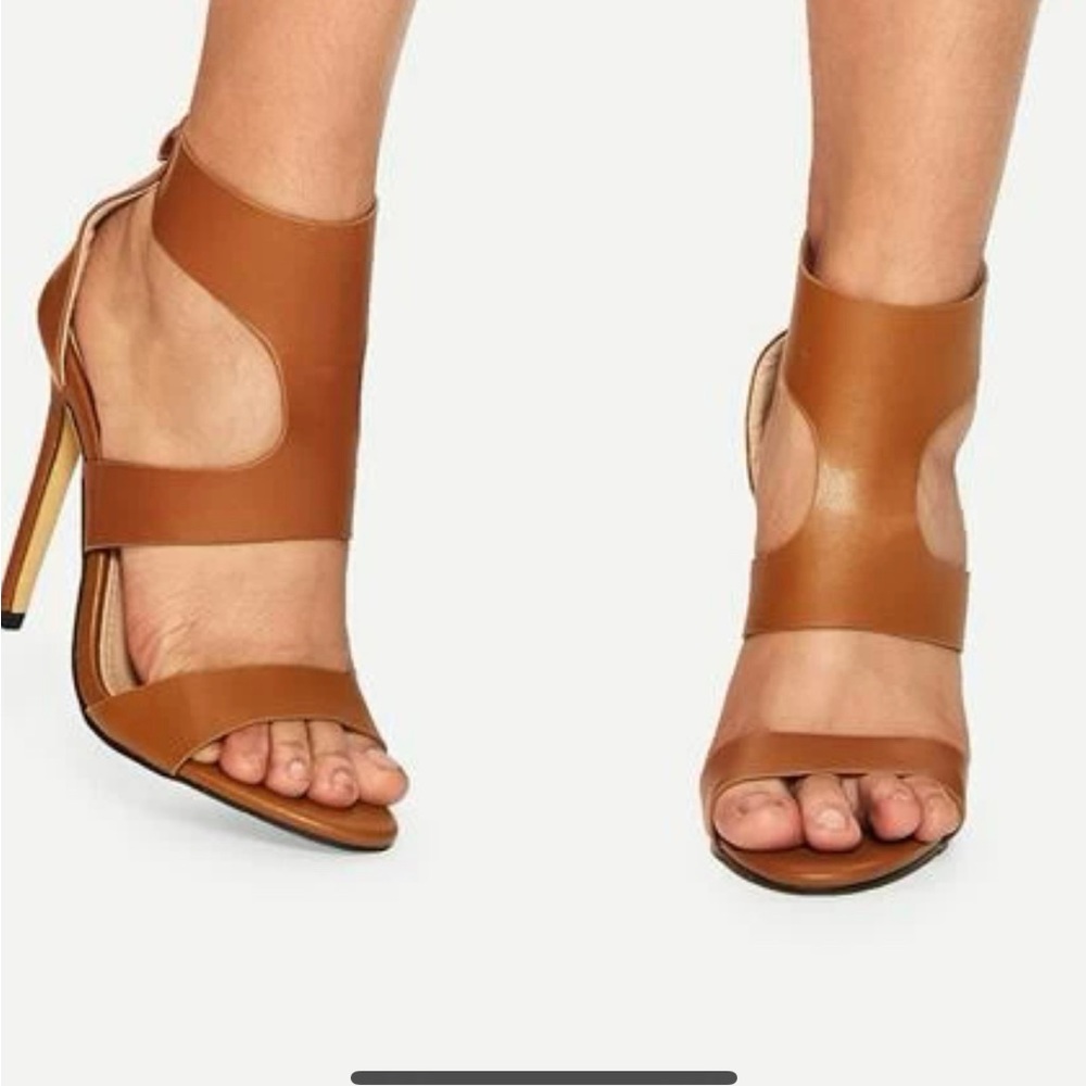 Leather heels